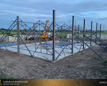 ผลงานสร้างโกดัง | Success Home Builder รับสร้างโกดัง