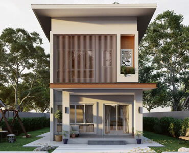 ผลงานออกแบบบ้านภายนอก อุดรธานี | Success Home Builder รับออกแบบบ้านอุดรธานี