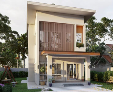 ผลงานออกแบบบ้านภายนอก อุดรธานี | Success Home Builder รับออกแบบบ้านอุดรธานี