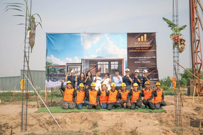ผลงานสร้างบ้าน Modern House ที่มหาสารคาม 1 - รับสร้างบ้านมหาสารคาม