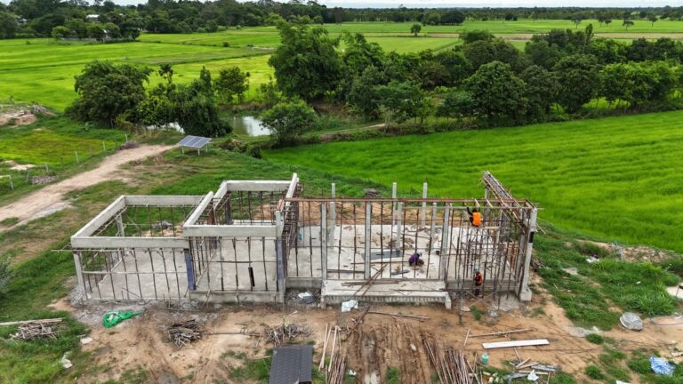 ผลงานสร้างบ้าน Modern House ที่มหาสารคาม 1 - รับสร้างบ้านมหาสารคาม