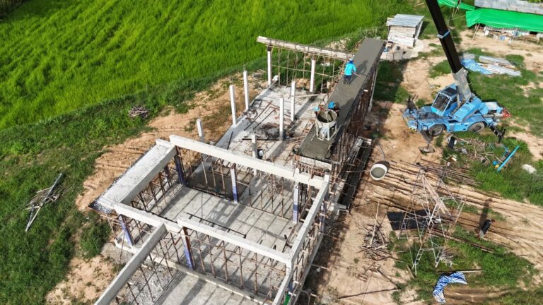 ผลงานสร้างบ้าน Modern House ที่มหาสารคาม 1 - รับสร้างบ้านมหาสารคาม
