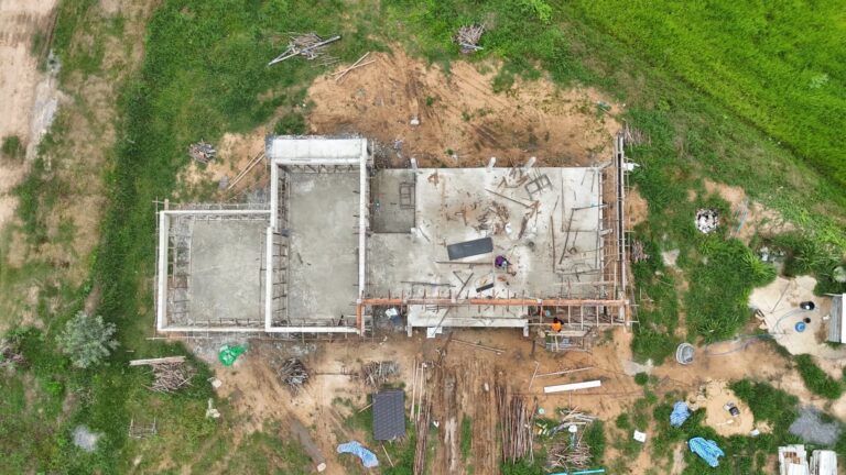 ผลงานสร้างบ้าน Modern House ที่มหาสารคาม 1 - รับสร้างบ้านมหาสารคาม