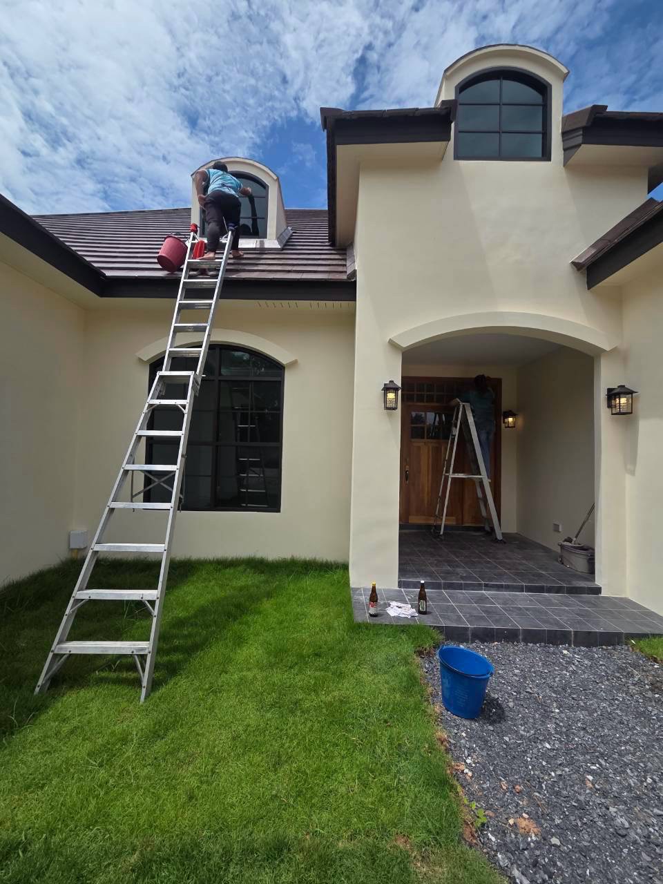 อัพเดตความคืบหน้า European Cottage | รับสร้างบ้านขอนแก่น 14